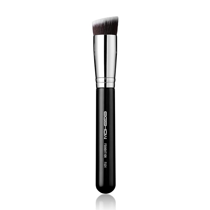 Flat Top Kabuki Foundation Brush, EIGSHOW Premium Makeup Brush for Liquid, Cream, and Powder - Blending, Buffing, Stippling, Flawless Application (F624)-VivaGrace Women