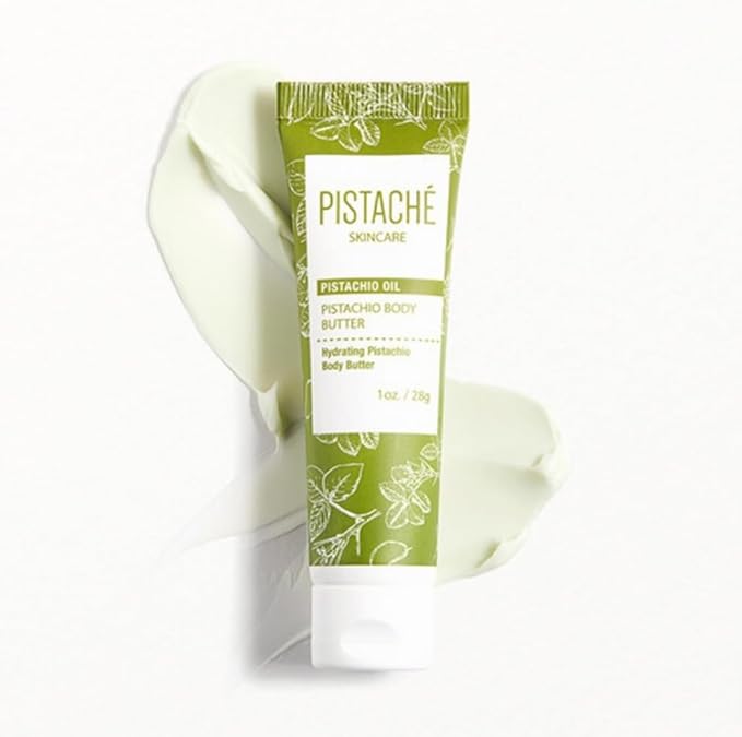 Pistaché Skincare Pistachio Oil 5-Pc Mini Collection (Travel) + Body Butter, Hand Cream, Biscotti Perfume, Eye Cream & Face Moisturizer + Hydrates and Nourishes + Vitamin E + Antioxidant Protection-VivaGrace Women