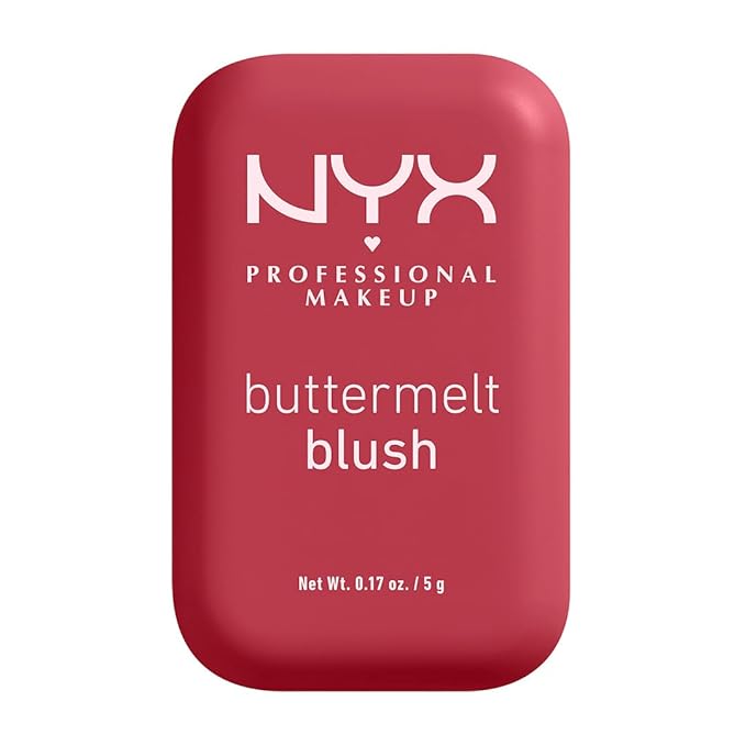 NYX PROFESSIONAL MAKEUP Powder Blush, 12HR Wear, Vegan Formula - Back And Butta-VivaGrace Women