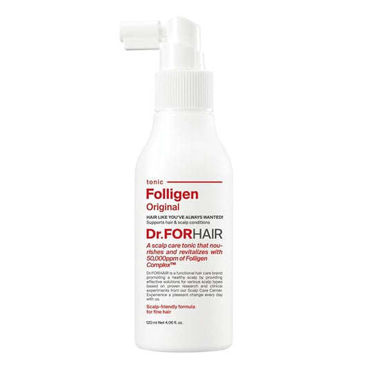 Dr.FORHAIR Folligen Tonic 120 ml/4.06 fl. oz. | Hair Strengthening | Scalp Care | Nourishes, Revitalizes and Strengthens-VivaGrace Women