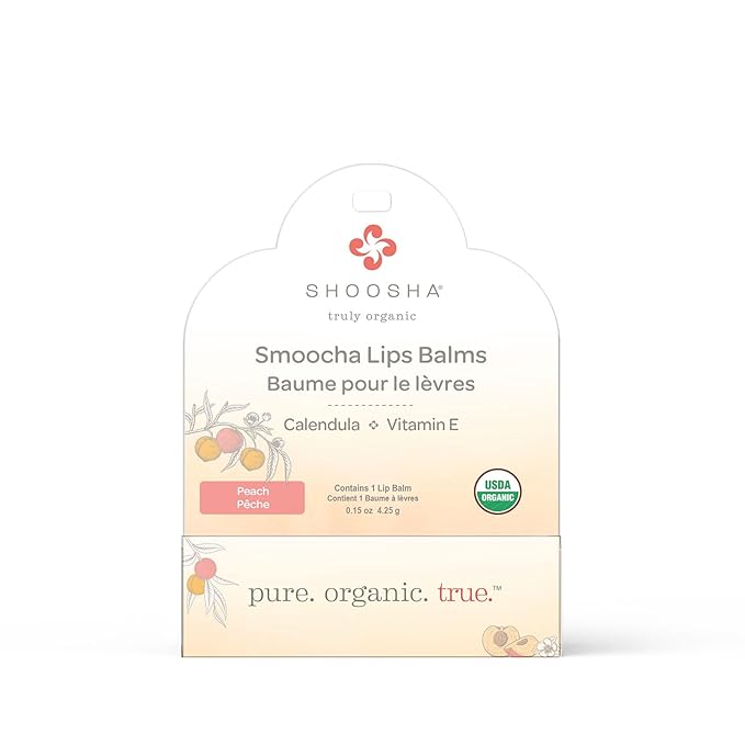 ORGANIC SMOOCHA ORGANIC LIP BALM Peach-VivaGrace Women