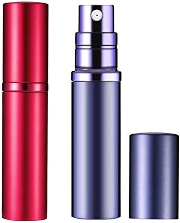 YEEJOK Travel Essentials for Women Men, Travel Perfume Bottles Refillable, Perfume Atomizer Spray Container, Mini Portable Easy Pump Refilled 5ml Bottle for Flying,Purse,Vaction Essentials-VivaGrace Women