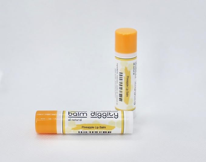 It's The Balm Diggity 2-pack Pineapple Beeswax, All-Natural, Moisturizing, and Nourishing Lip Balm Made With Just 5 Ingredients-VivaGrace Women