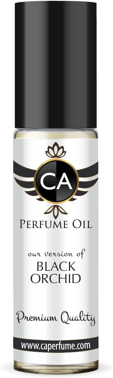 CA Perfume Impression of Black Orchid For Women Replica Fragrance Body Oil Dupes Attar Roll-On 0.3 Fl Oz/10ml-X1-VivaGrace Women
