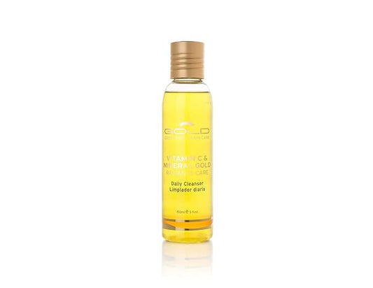 Gold Cosmetics & Skin Care Vitamin C & Mineral Gold Skincare, with Collagen (Daily Cleanser, 150ml)-VivaGrace Women
