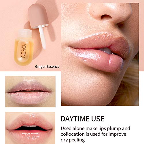 Lip Plumper,Derol Lip Plumper by NVYUE,Natural Lip Plumper and Lip Care Serum,Lip Enhancer for Fuller(2PCS)-VivaGrace Women