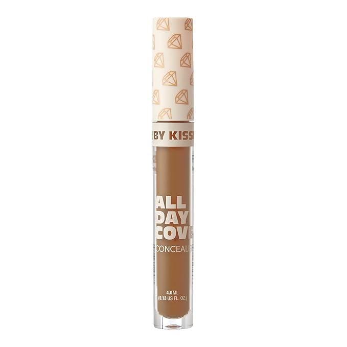 Ruby Kisses All Day Concealer Lightweight Full Coverage Multi-Use Concealer 0.13 Fl Oz (Deep Honey)-VivaGrace Women