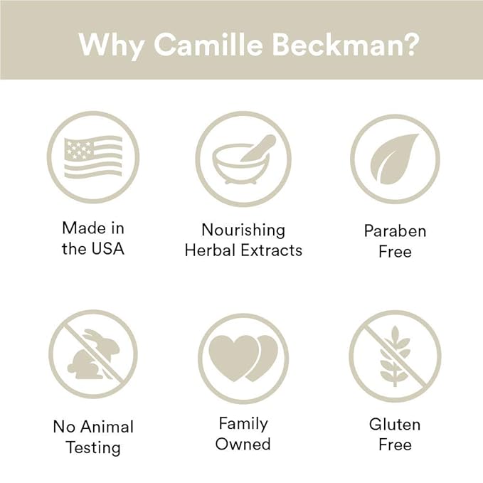 Camille Beckman Essentials Gift Basket, French Vanilla, Glycerine Hand Therapy 6 oz, Silky Body Cream 13 oz, Hand and Shower Cleansing Gel 13 oz, Glycerine Soap 3.5 oz-VivaGrace Women