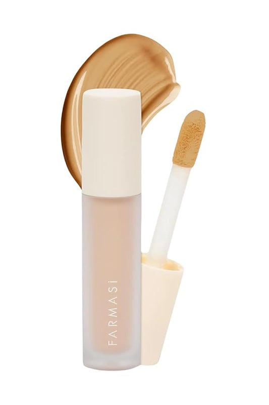 FARMASI Vfx Pro Liquid Concealer Makeup, All-in-one Full Coverage, Highly Pigmented Concealer for All Skin Type, Hide Shadows & Imperfections, Enhance Skin Fullness Foundation Concealer 0,24 Fl Oz W10-VivaGrace Women