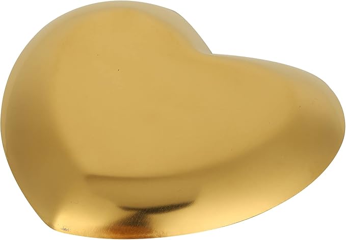 Nail Palette, Makeup Palette Nail Palette Heart Shaped Art Palette Stainless Steel Makeup Mixing Palette Makeup DIY Paint Color Mixing Tray Nail Art Palette Resin(Gold)-VivaGrace Women