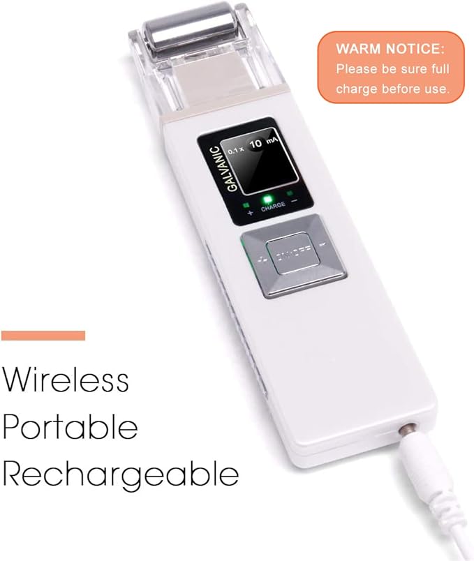 Portable Galvanic Microcurrent Skin Firming Machine, Anti-Aging Face Lift Massager Home Use Beauty Salon Device-VivaGrace Women