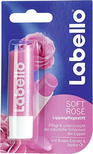 Labello Pearly Shine, Labello Soft Rose, Labello Blackberry Shine Lip Balm Bundle-VivaGrace Women