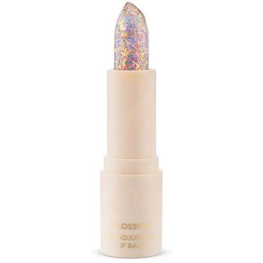 Blossom pH Adjusting Shimmering Lip Balm Moisturizing Glitter Sparkle Lip Balm, 0.12oz./3.5g, Moonstone-VivaGrace Women