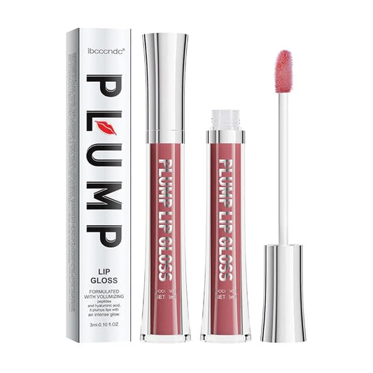 ibcccndc Lip Plumper Plumping Lip Gloss Hydrating Nourishing Lip Oil Red Liquid Lipstick Lip Care Products Mineral Oil Clear Lipgloss (3)-VivaGrace Women