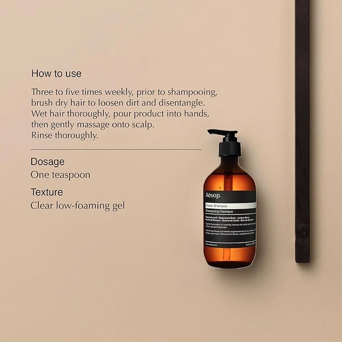 Aesop Classic Shampoo & Conditioner Set | Adds Shine, Hydration, Softness to Hair | 500 mL / 16.9 oz-VivaGrace Women