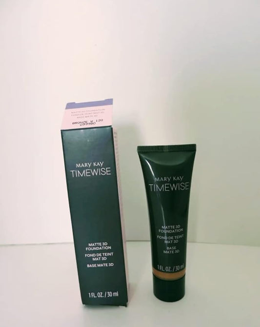 Mary Kay TimeWise Matte-Wear 3D Foundation 1 Fl oz. / 30 ml - Bronze W 120-VivaGrace Women