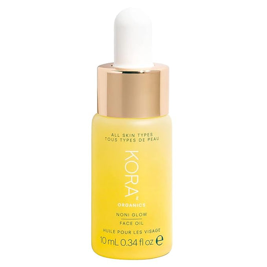 KORA Organics Noni Glow Hydrating Face Oil with Rosehip, Gua Sha Oil, Certified Organic, Cruelty Free, 0.34 fl oz - Face Care Beauty Products for Women-VivaGrace Women