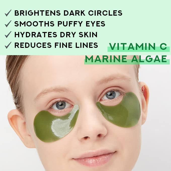 Marine Algae & Vitamin C Hydrogel Eye Patches-VivaGrace Women