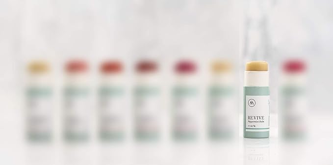 Coconut Matter Mood Lip Balm – Handmade Vegan Coconut Oil Lip Balm with Peppermint Scent - Hydrating Lip Balm with Natural Coconut Oil, REVIVE-VivaGrace Women