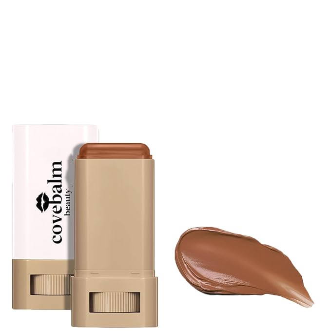 Cove Balm Beauty Skin Tint,Solid Tinted Serum Boosted Skin Tint Balm, Facial Color Correct, Radiant & Dewy Finish, Face Tinted Foundation, Covebalm Foundation Stick For Face Makeup (#03)-VivaGrace Women