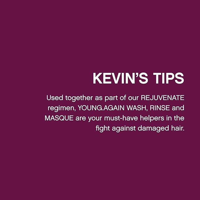 KEVIN.MURPHY YOUNG.AGAIN.WASH - Moisturising Anti-Ageing Shampoo - For Ageing, Damaged & Brittle Hair - Hair Repair - Amino Acids & Lotus Flower Extract - Sulphate & Paraben Free - 250 mL / 8.4 fl oz-VivaGrace Women