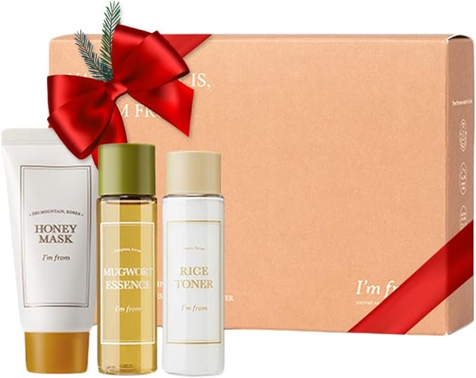 [I'm from] Miniature Set, Rice Toner, Mugwort Essence, Honey mask, Gifts for Women, Travel Essentials, Stocking Stuffers-VivaGrace Women