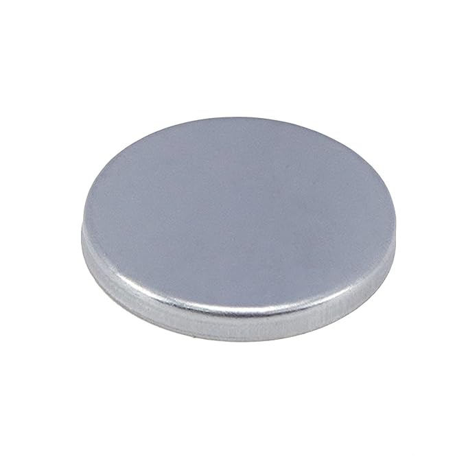 Pack of 30 Empty Round Metal Pans 26mm Eyeshadow Palette Pans Replacement for Magnets Makeup Palettes (3mm Height) Silver