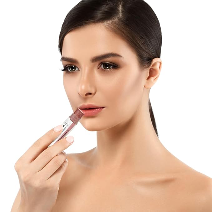 Tinted Lip Balm by Earth’s Daughter – 4 Pack of Pink Champagne Color – Beeswax, Coconut Oil, Cocoa Butter, Vitamin E – Moisturize and Beautify – Paraben Free-VivaGrace Women