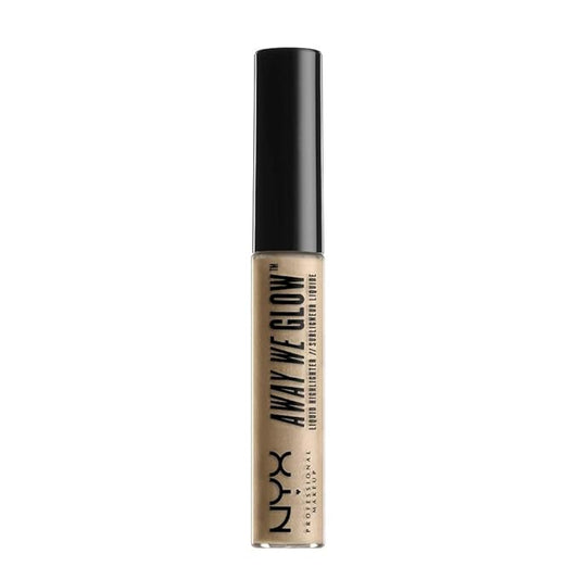 NYX Professional Makeup Away We Glow Liquid Highlighter, Daytime Halo, 0.22 Fluid Ounce-VivaGrace Women
