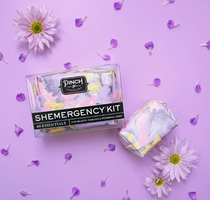 Pinch Provisions Shemergency Kit for Her, 40 Emergency Essential Items, Compact, Multi-Functional Pouch, Gift for Women, Birthday, Bachelorette Parties, and More!-VivaGrace Women