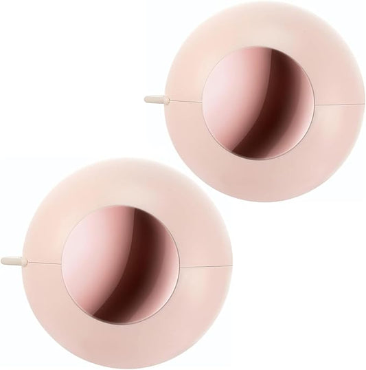 Washable Reusable Gel Lint Roller for Pet Hair, Tecogue Portable Dog Cat Pet Hair Remover for Clothes, Laundries, Sticky Cleaner, Dust Fuzz Fur for Travel Household (Pink-2pcs)-VivaGrace Women