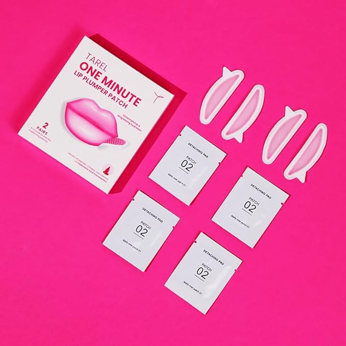 One Minute Lip Plumper Patch - Instant Lip Hydration Patch with Hyaluronic Acid & Collagen Microvector from Tarel Laboratory-VivaGrace Women