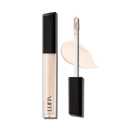 LUNA Long-Lasting Tip Concealer Cover-Fit (#0.5 Proclein) Full Coverage, for Under Eye Dark Circles, Fine Lines, Redness & Discoloration, Korean Makeup 0.26 Fl Oz-VivaGrace Women