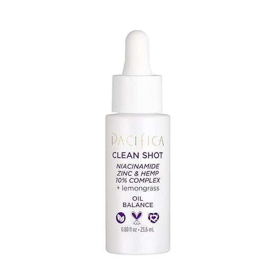 Pacifica Clean Shot Niacinamide Zinc and Hemp 10 Percent Complex Unisex 0.8 oz-VivaGrace Women