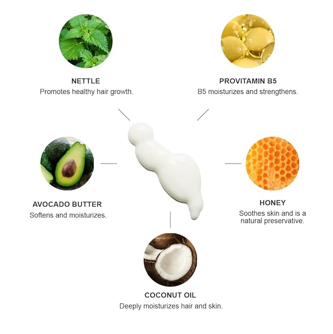 100% PURE Honey & Virgin Coconut Restorative Conditioner Moisturizer & Repair Replenishing Nutrient Boost for Dry Damaged Hair, Promotes Healthy Growth for Women & Men - Sulfate Free - 13 Fl Oz-VivaGrace Women