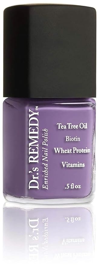 Dr’s Remedy Enriched Nail Polish: Non Toxic, All Natural, and Organic - Doctor Formulated: Strengthens, Restores, Heals, and Protects '24-Free' - AMITY Amethyst