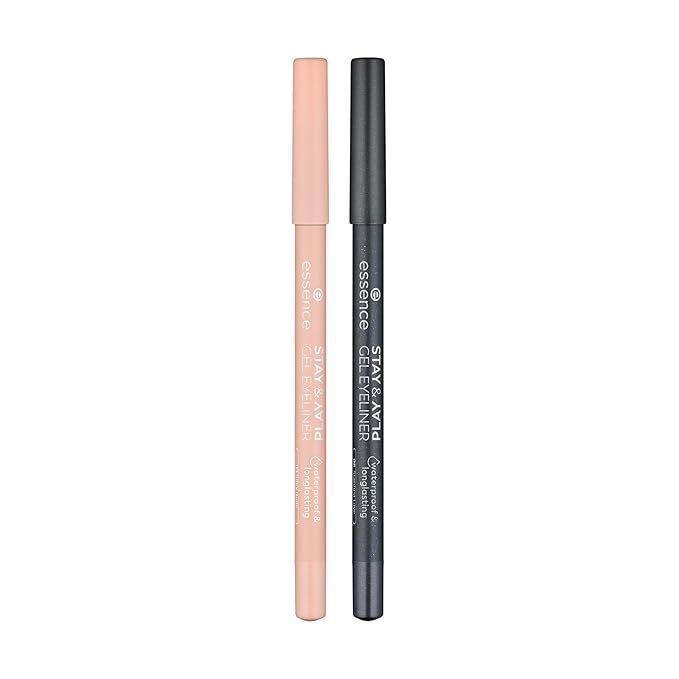 essence | Stay & Play Gel Eyeliners 03 Silky Nude & 08 Stardust Love Bundle | Vegan & Cruelty Free