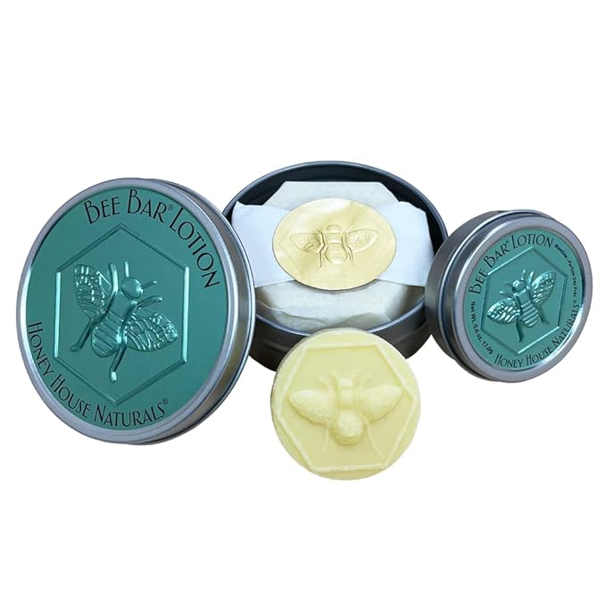 Honey House Naturals Large and Small Bee Bar Duo (Peppermint)-VivaGrace Women