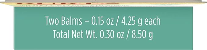 Burt's Bees Medicated Lip Balm, With Eucalyptus Oil and Menthol, Tint-Free, Natural Origin Lip Care, 2 Tubes, 0.15 oz.-VivaGrace Women
