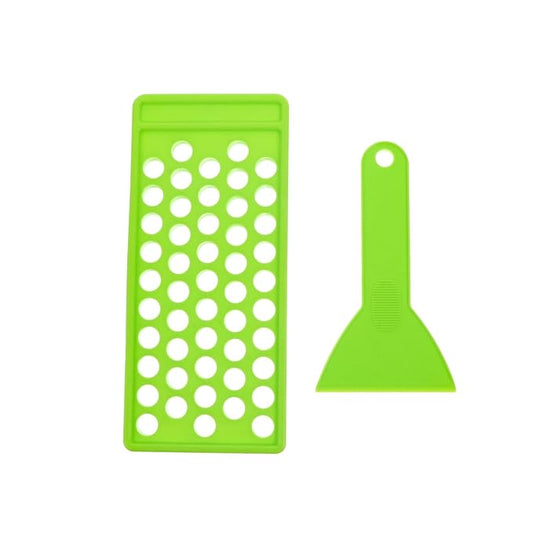 Beaupretty Lip Balm Filling Tray and Spatula Set Lip Balm Crafting Kit Instantly Fills 50 Standard 15mm width Tubes Lip Balm Containers-VivaGrace Women