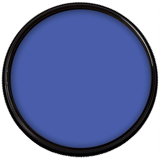 Mehron Makeup Foundation Greasepaint | Stage, Face Paint, Body Paint, Halloween Makeup 1.25 oz (38 g) (BLUE)-VivaGrace Women