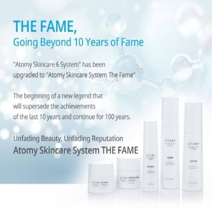 The Fame Skin Care System 1 SET including 5 kinds of skincare - Lotion, Toner, Essence, Eye Cream, Nutrition Cream | Korean Cosmetics | Unfading Beauty & Reputation | Strengthen Skin-VivaGrace Women