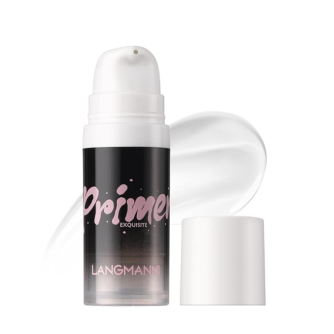 LANGMANNI Matte Grip Face Primer, Transparent Skin Perfecting Hydrating Primer,Unique Smooth Gel-Based Primer Essential For Longlasting Perfection Face Makeup (0.33 Fl Oz, 1)-VivaGrace Women