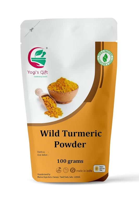 Kasturi Turmeric Powder for Skin Care | Wild Turmeric Powder | Aka Kasturi Manjal Powder | Best for Preparing Turmeric Face Mask | Get Clear and Glowing Skin Naturally | 100grams / 3.5 Oz pack-VivaGrace Women