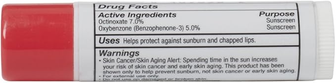 Quantum Health SuperLysine+ Lip Sunscreen Coldstick|Strawberry|Herbal Lip Balm|Soothes, Moisturizes, and Protects Lips from the Sun|SPF 21|0.17 Ounce Stick-VivaGrace Women