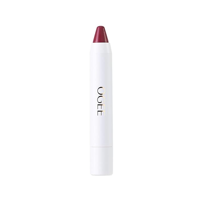 Ogee Tinted Sculpted Lip Oil - Lip Stain Made with 100% Organic Coconut Oil, Jojoba Oil, and Vitamin E - Best as Lip Balm, Lip Color or Lip Treatment - BEGONIA-VivaGrace Women