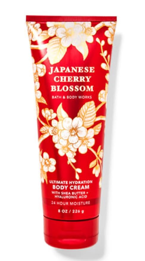 White Barn - Bath and Body Works - Gift Set 2 Piece Bundle - with Gift Bag HELLO GORGEOUS (Japanese Cherry Blossom)-VivaGrace Women