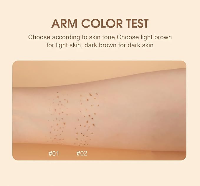 Freckle Pen Waterproof 2 Colors,Natural Lifelike Faux Face Freckle Makeup Pen,Magic Freckle Color,Waterproof Longlasting Soft Small Sopt Pen,For Natural Effortless Sunkissed Skin Makeup(2packs)-VivaGrace Women