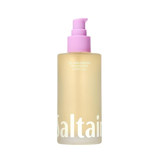 Saltair Body Oil. Luxurious Island Orchid After Shower and Bath Oil Moisturizer for Women. Botanical, Non-Greasy, and Well-Absorbing Lotion for Hydrating Dry Skin. 4oz Pump Bottle-VivaGrace Women
