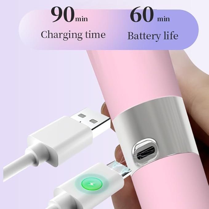 Dual-Head Body Trimmer for Women,2 in 1 Women Electric Shaver,IPX7 Waterproof Close Shaver and Facial Hair Remover for Body,Arm Bikini Face Leg-USB C Charge Wet & Dry Use-Bulit in Light-VivaGrace Women